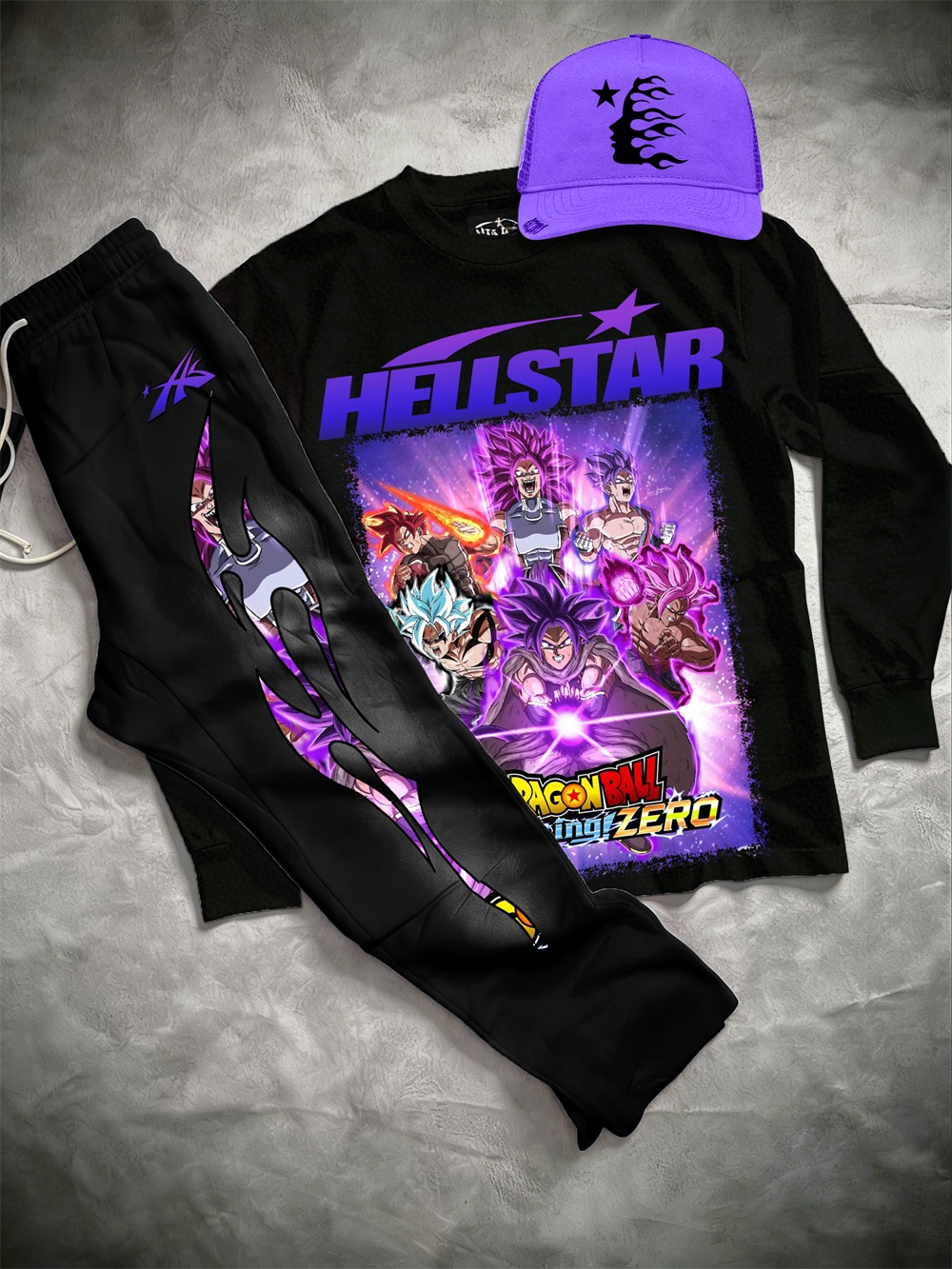 One Piece–inspired Hellstar Hoodie Sets 