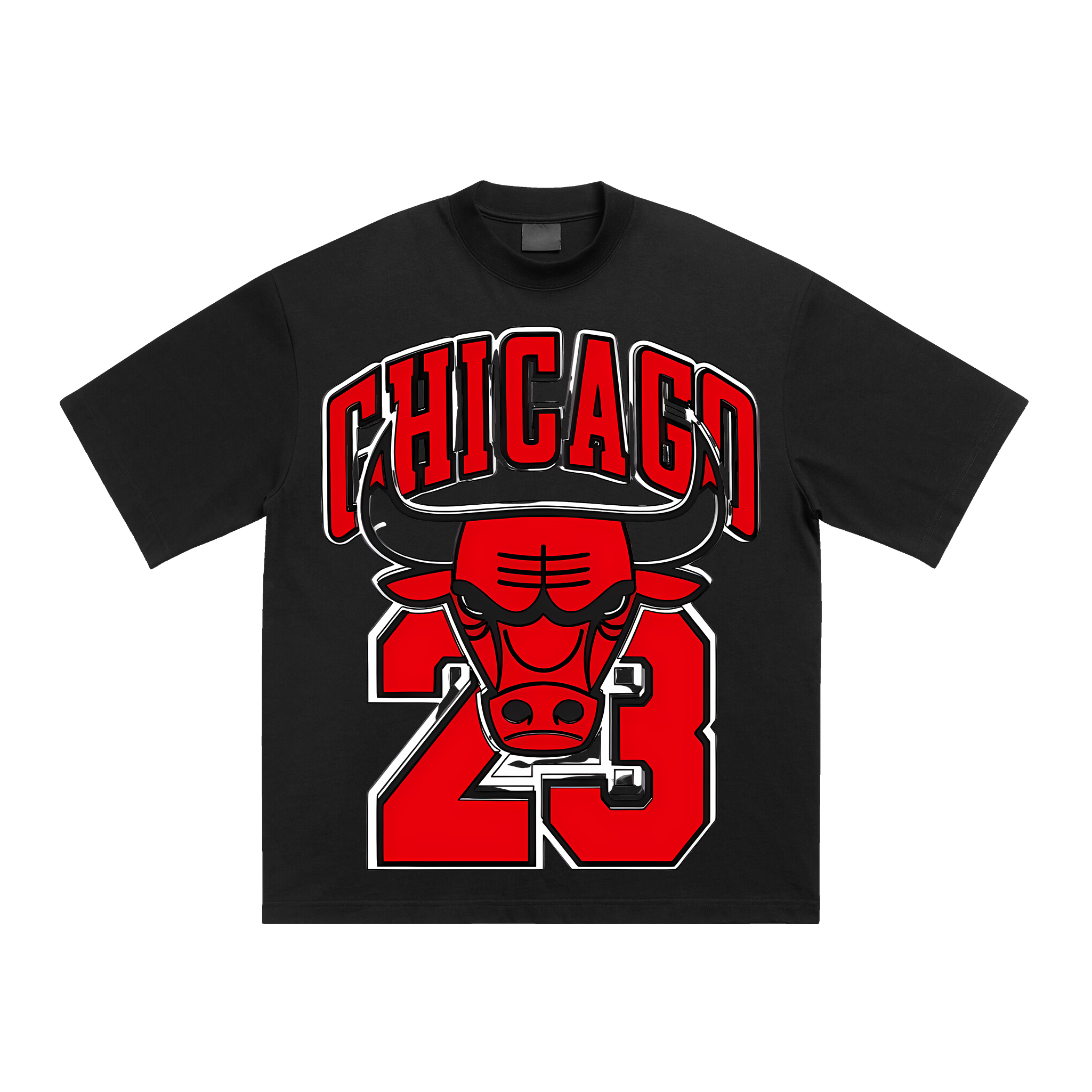 NBA Bulls washed vintage unisex T-shirt