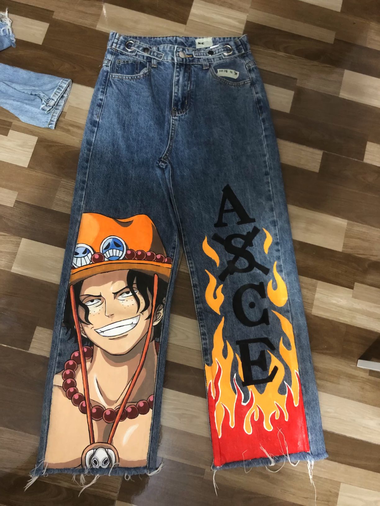Custom Anime Jeans Graphic Denim Trousers