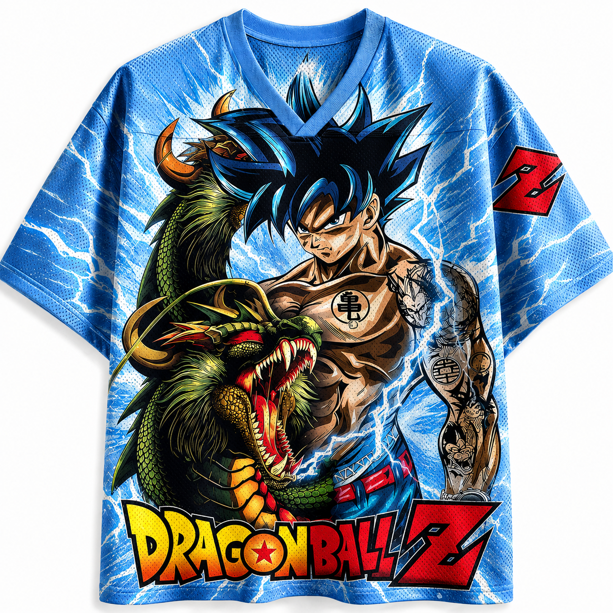 Dragonball Z Anime Football T-shirt Jersey