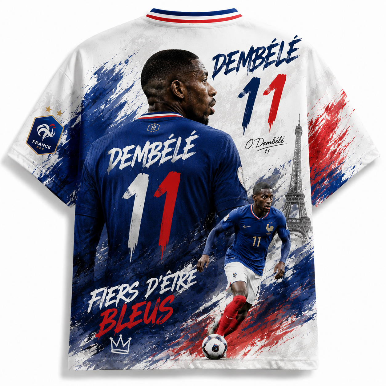 Dembele 11 France 2026 World Cup Soccer Football Jersey