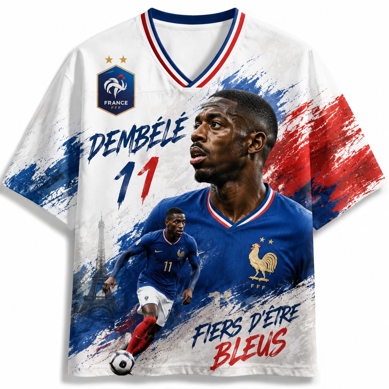 Dembele 11 France 2026 World Cup Soccer Football Jersey