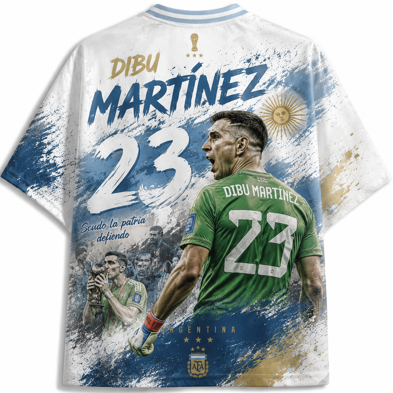 Emiliano Martínez 23 Argentina 2026 World Cup Soccer Football Jersey