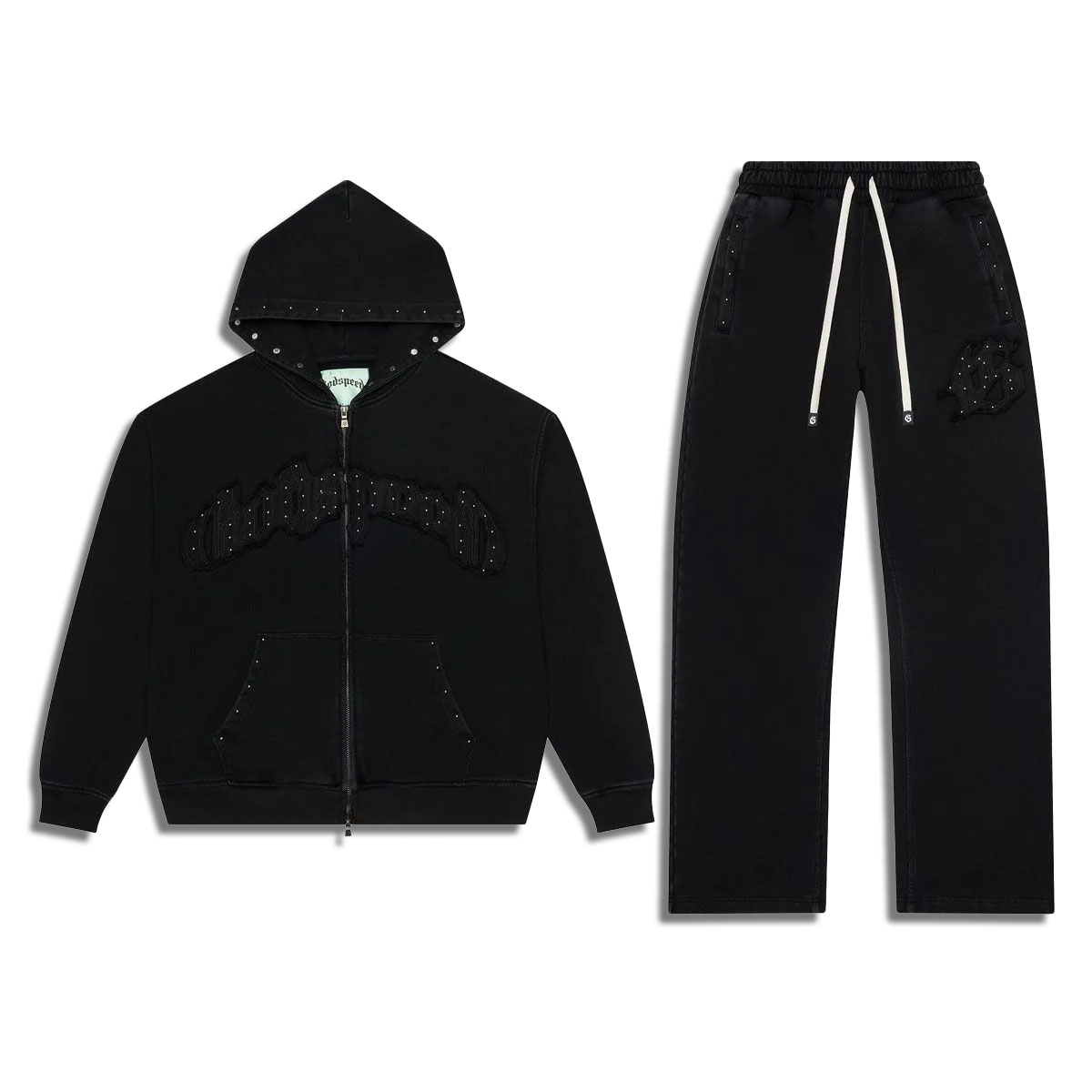 Godspeed Zip-Up Hoodie Pants Sets Full-Zip Hoodie