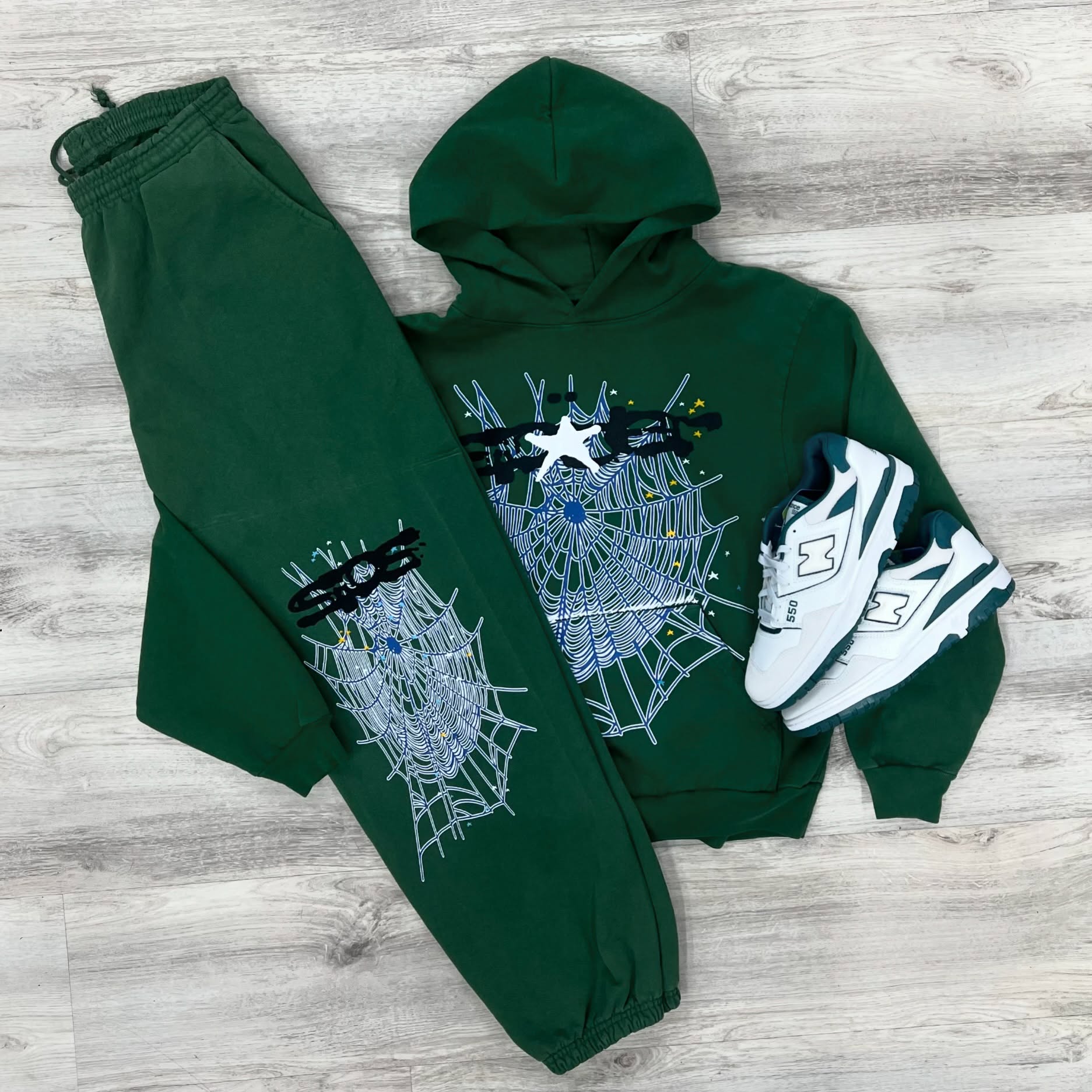 Sp5der 5ex Hoodie Sets 