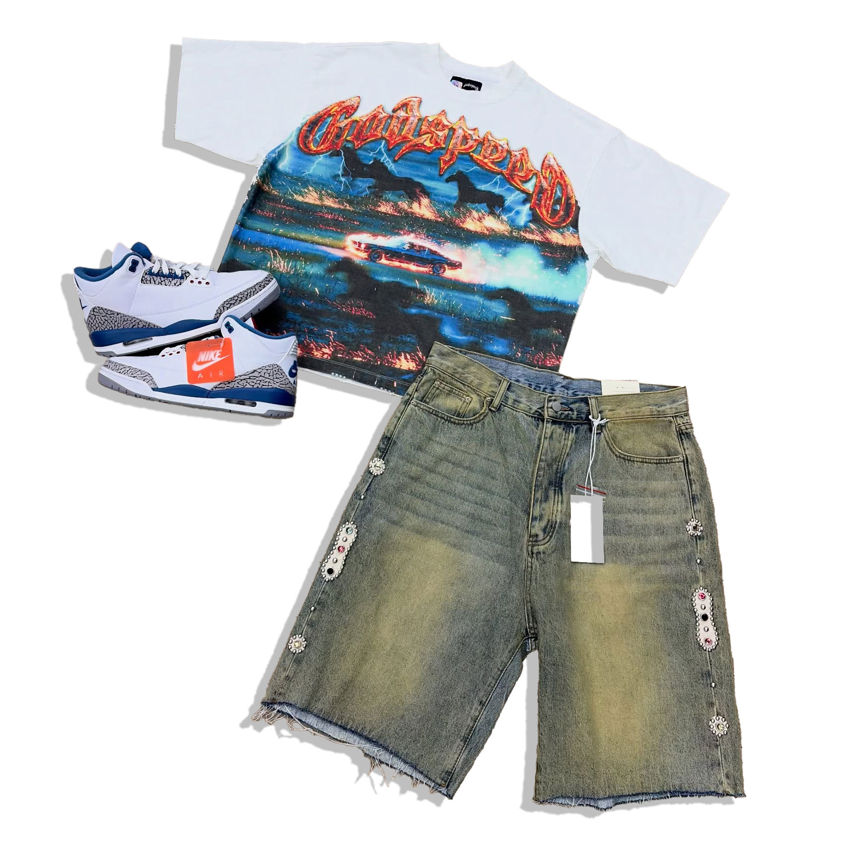 GodSpeed T-Shirt And Shorts Co-Ord