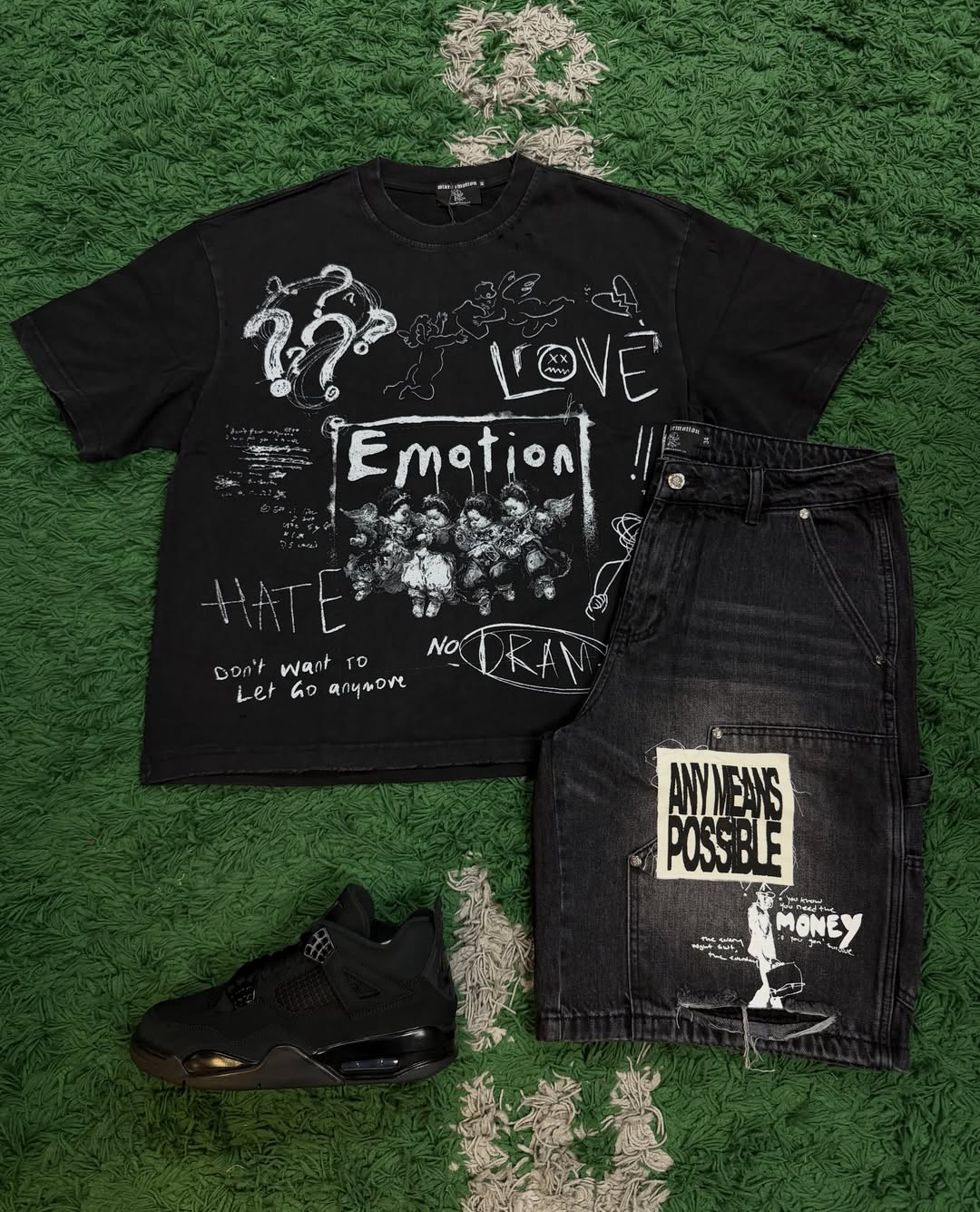 Mixed Emotion T-Shirt And Shorts Co-Ord