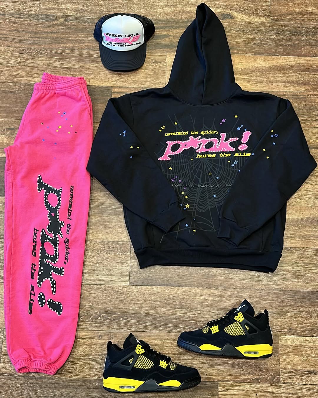 Sp5der 5ex Hoodie Sets 