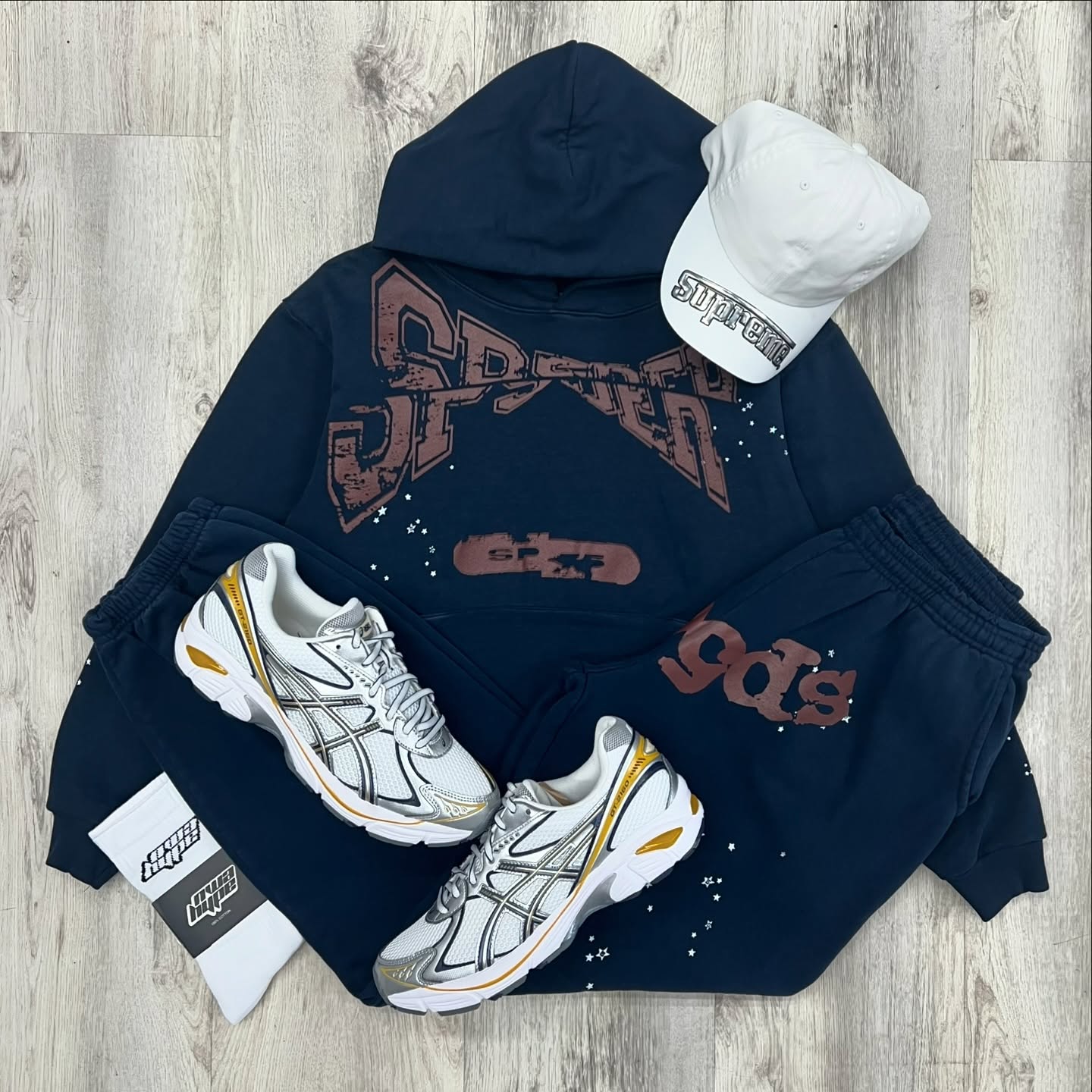 Sp5der 5ex Hoodie Sets 