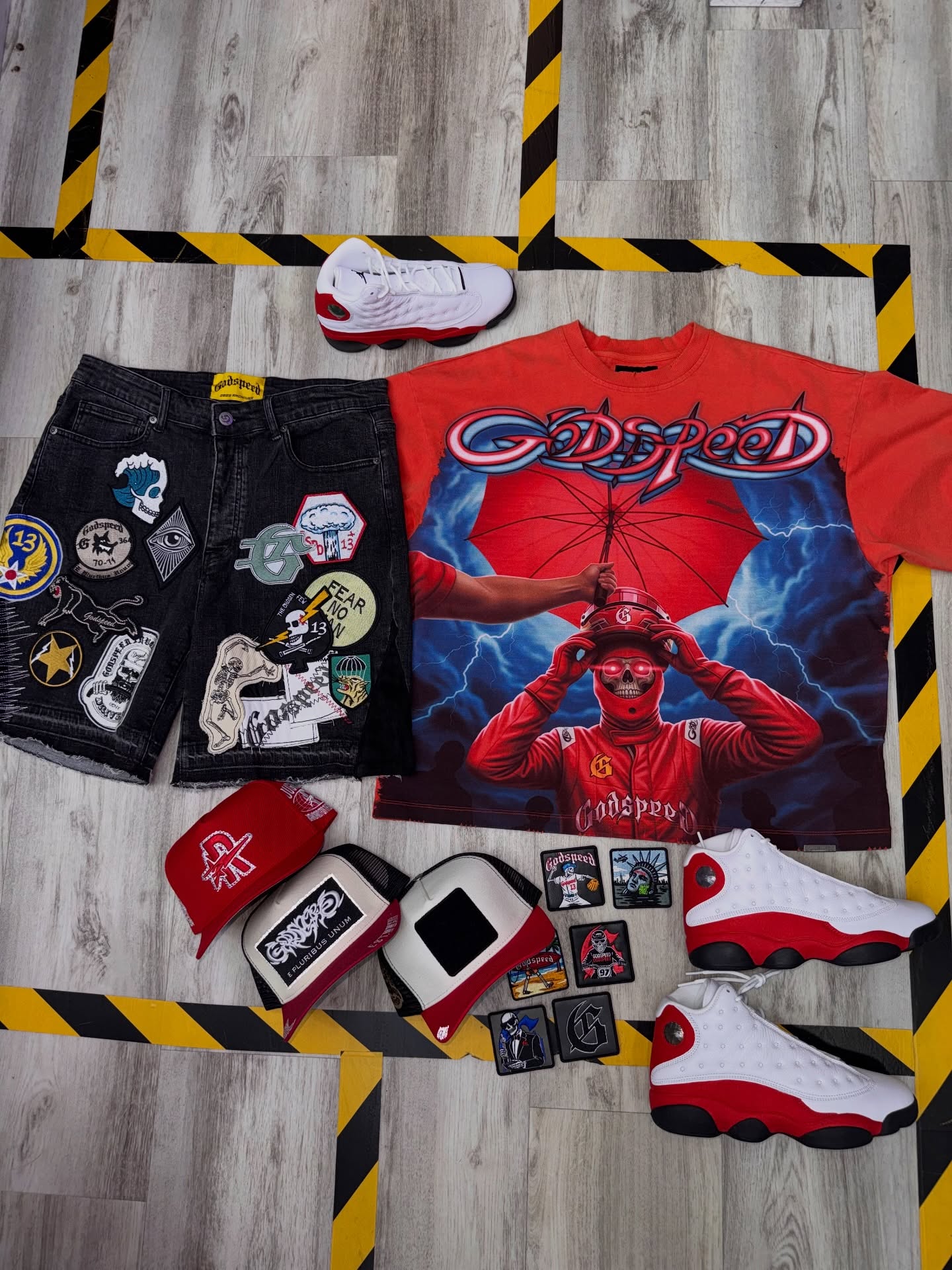 GodSpeed T-Shirt & Shorts Two-Piece Sets