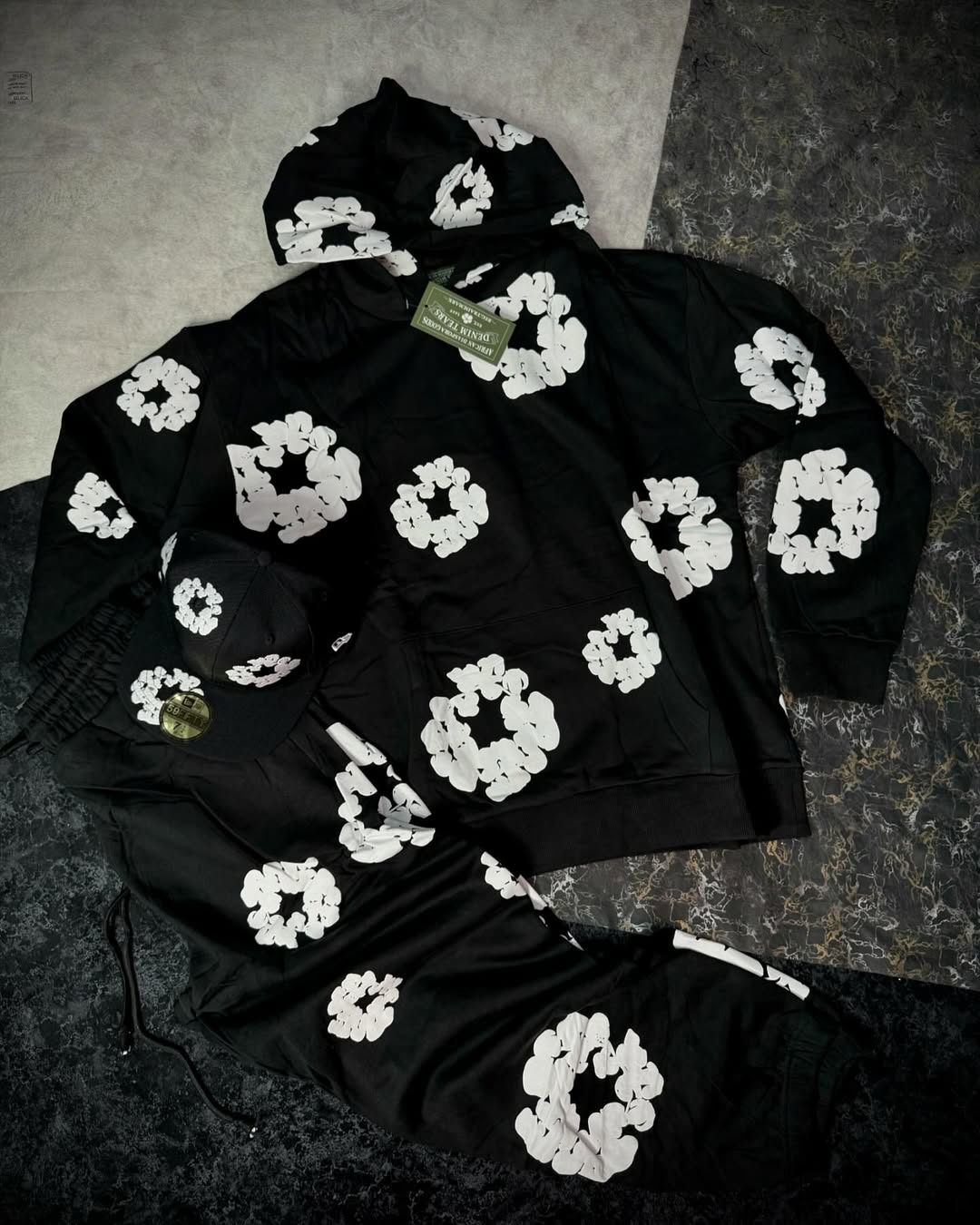 Copy]Hellstar T-Shirt Set Short Sleeve Tee and Pants Two Piece Outfits