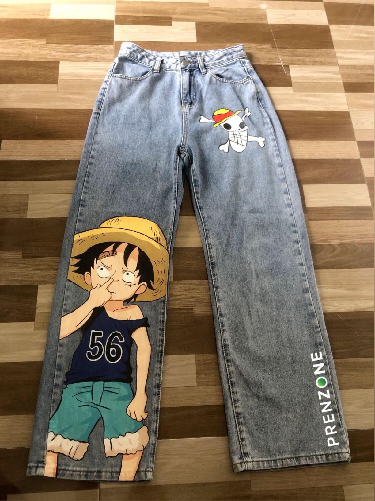 Custom Anime Jeans Graphic Denim Trousers