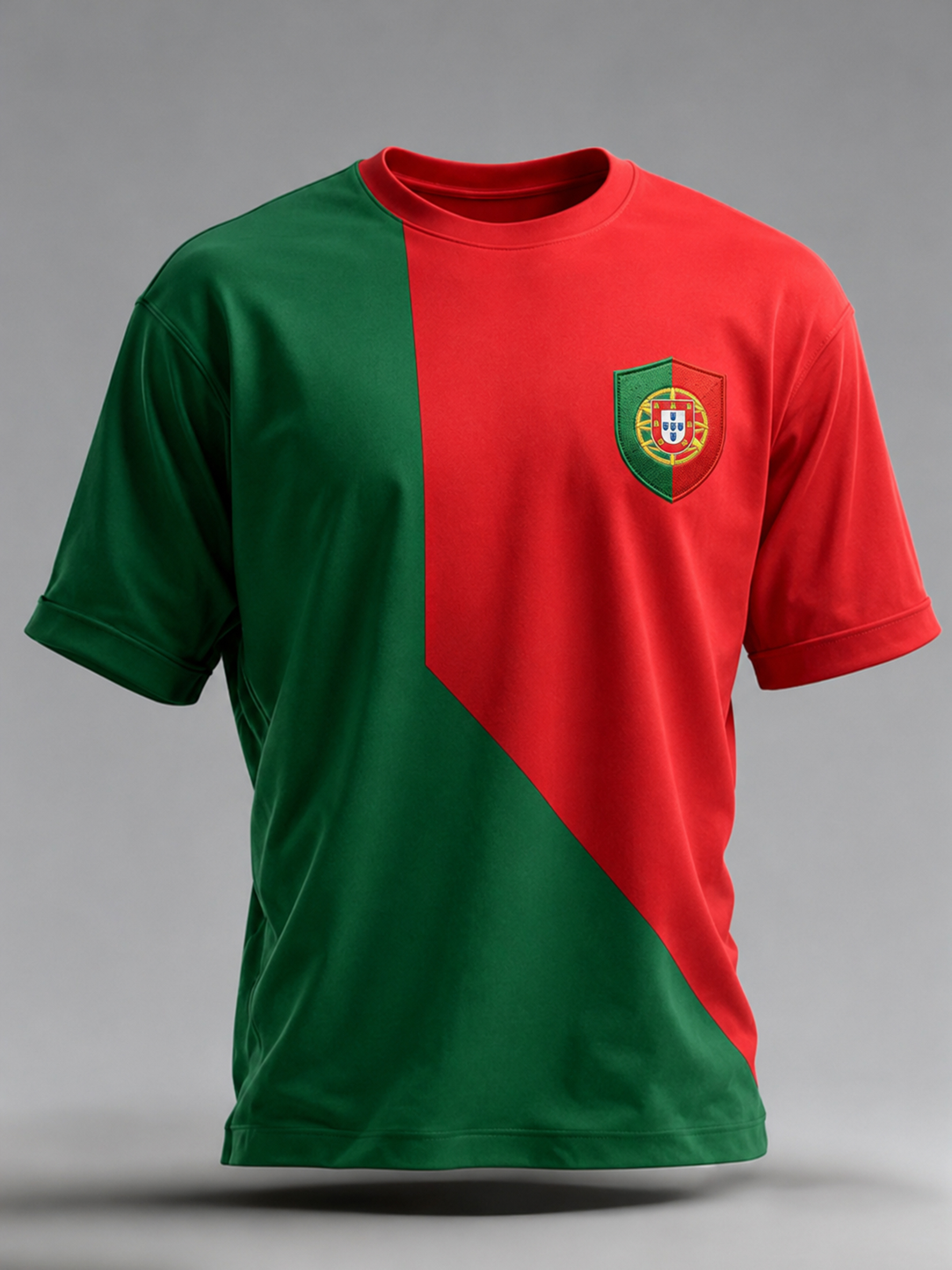 Men's Portugal Football Fan Art Print T-Shirt