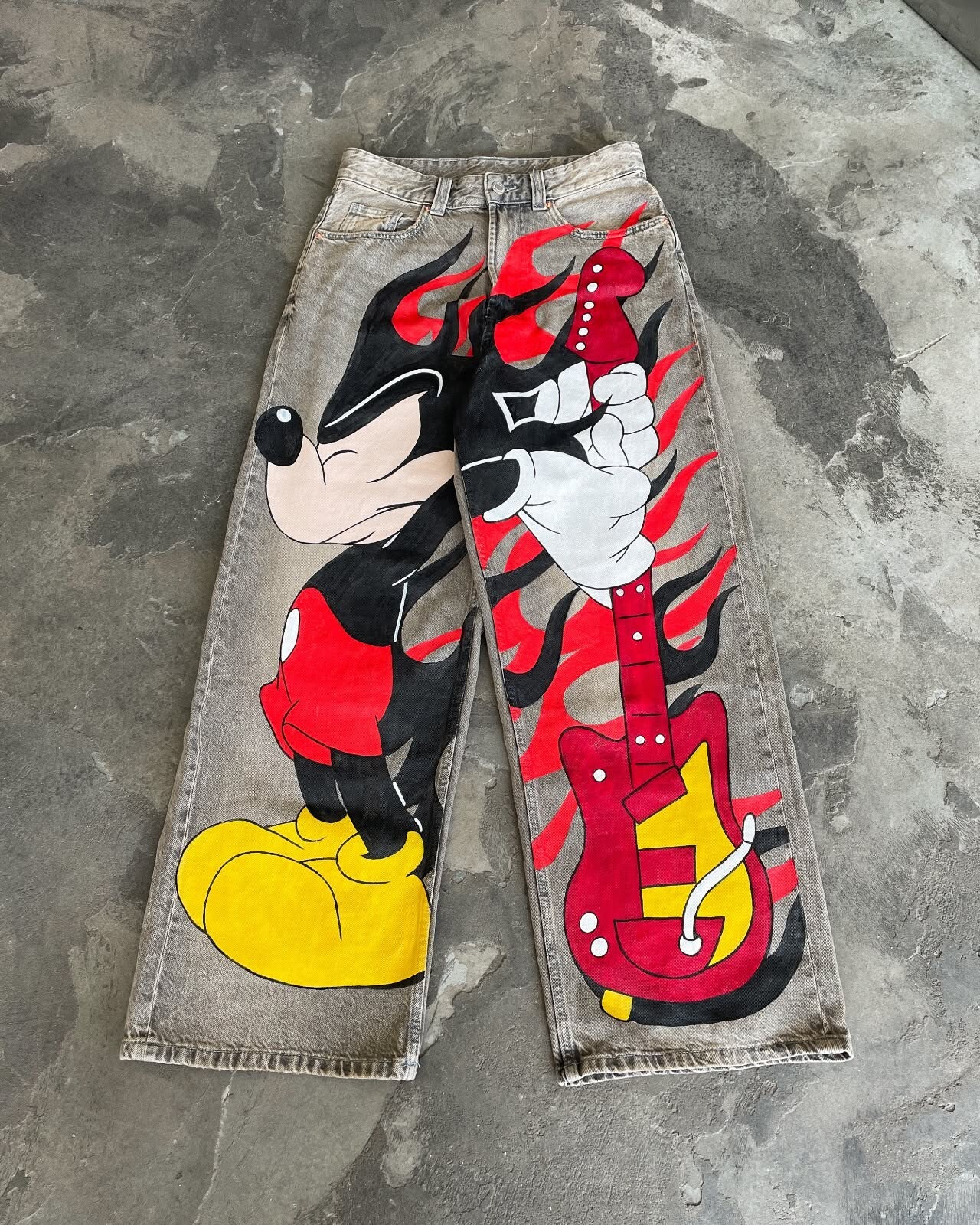 Custom Anime Jeans Graphic Denim Trousers