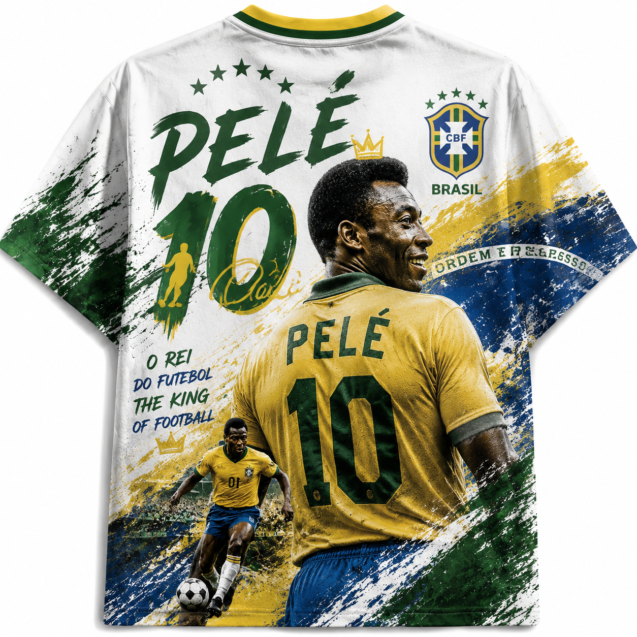 Pelé #10 Brazil 2026 World Cup Soccer Football Jersey