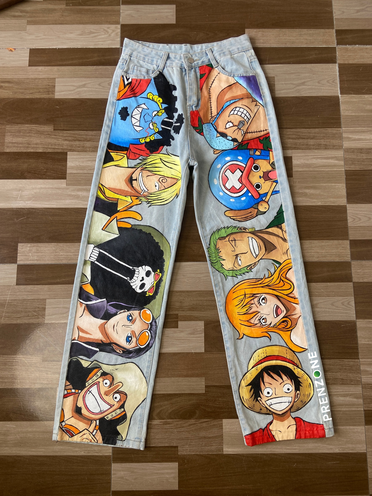 Custom Anime Jeans Graphic Denim Trousers