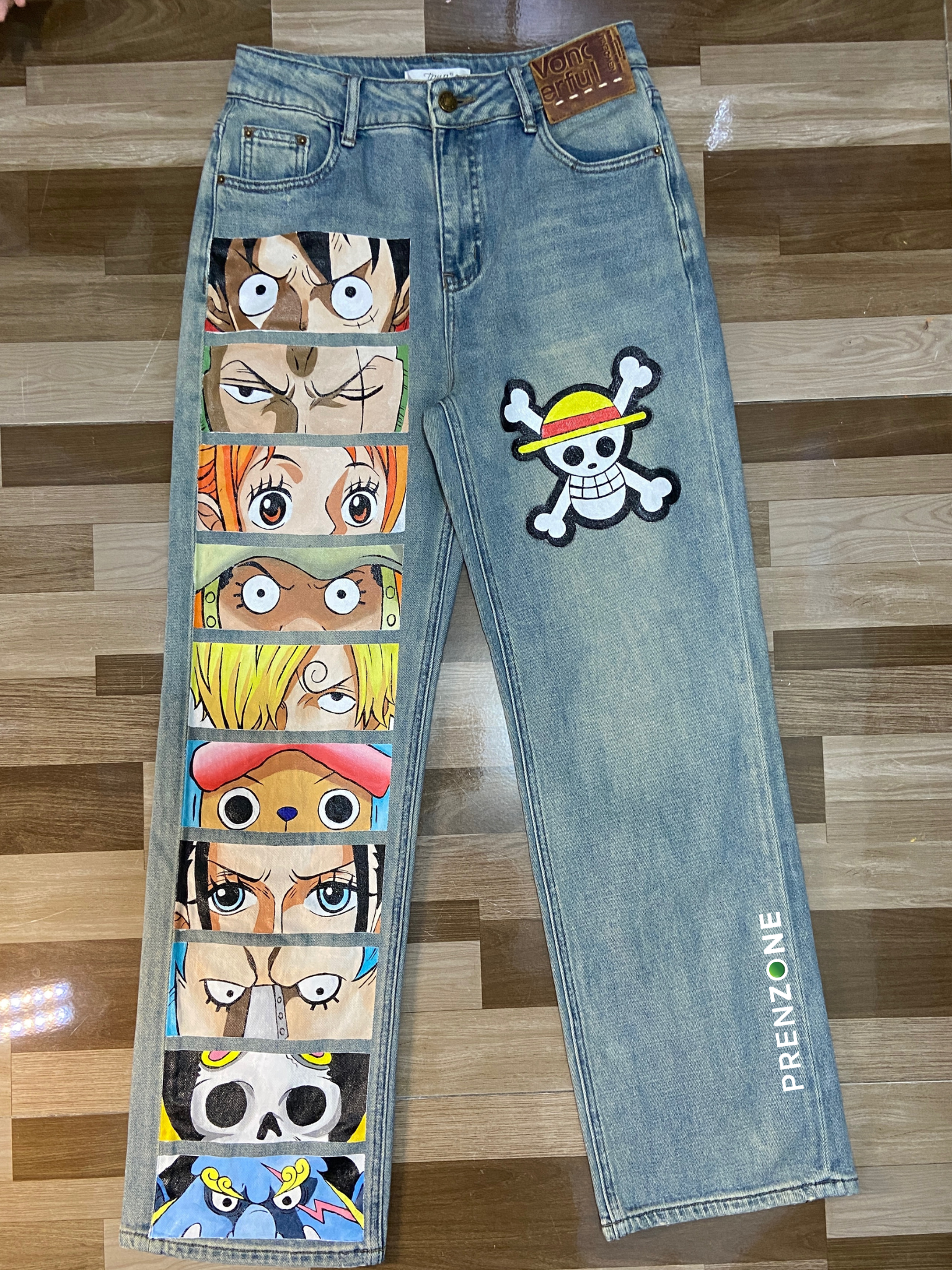 Custom Anime Jeans Graphic Denim Trousers