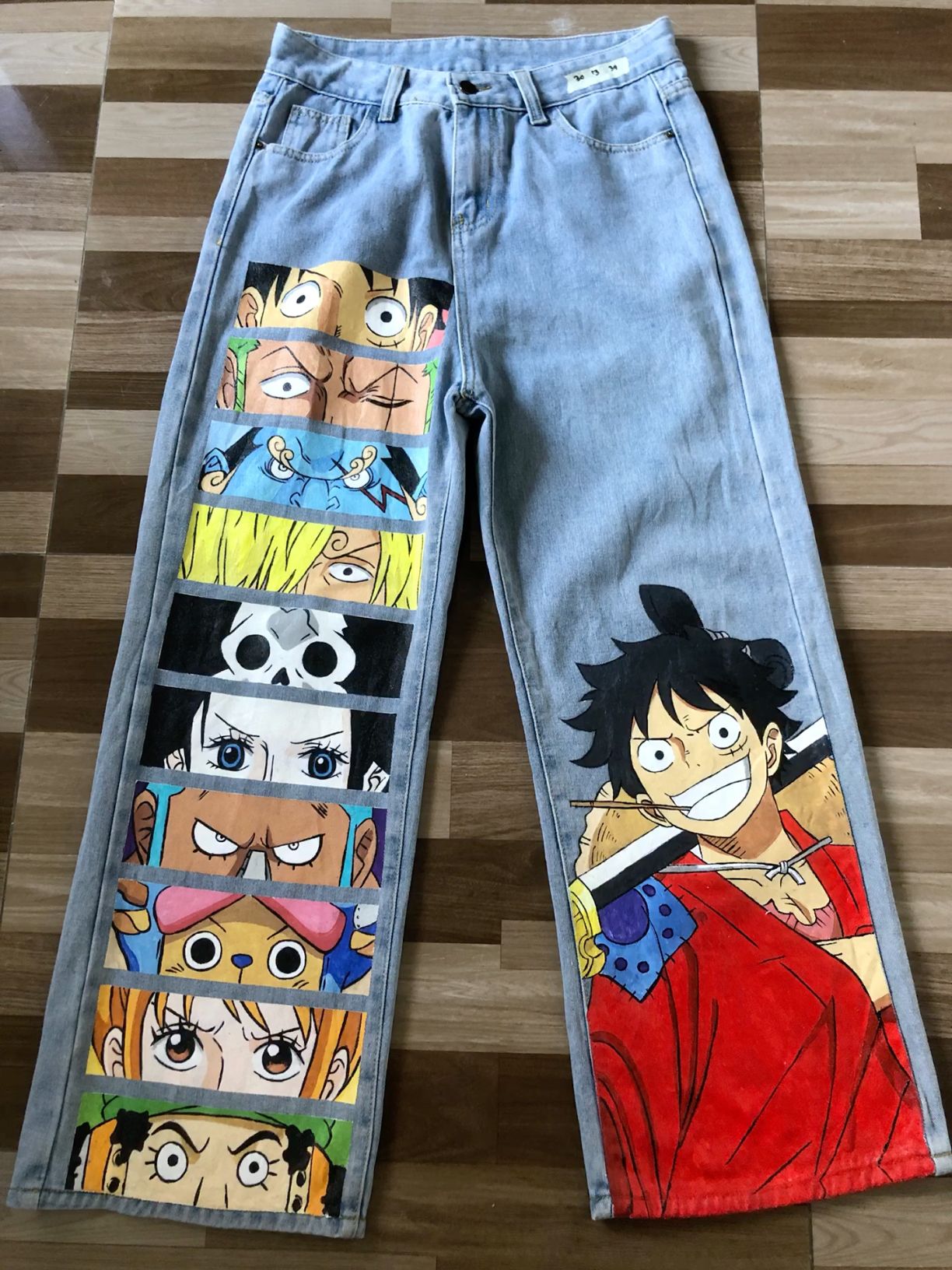 Custom Anime Jeans Graphic Denim Trousers