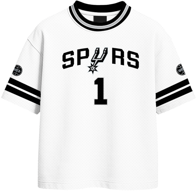 Spurs White Unisex Jersey
