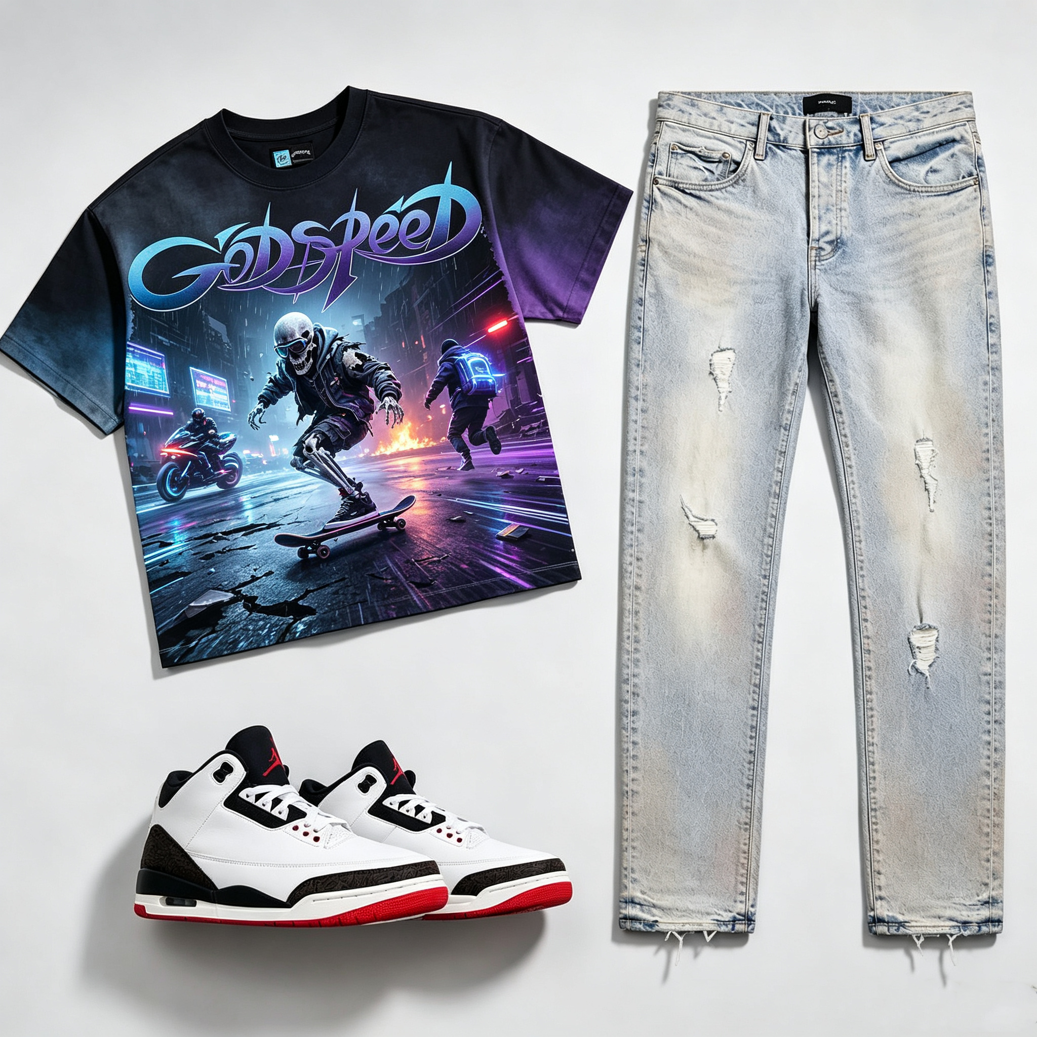 Godspeed T-Shirt & Pants Two-Piece Sets