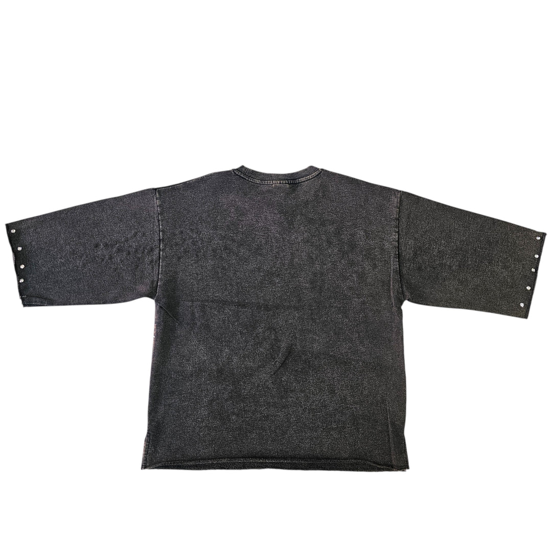 TAKER NO RISK NO REWARD MEN'S CROPPED T-SHIRT T5211
