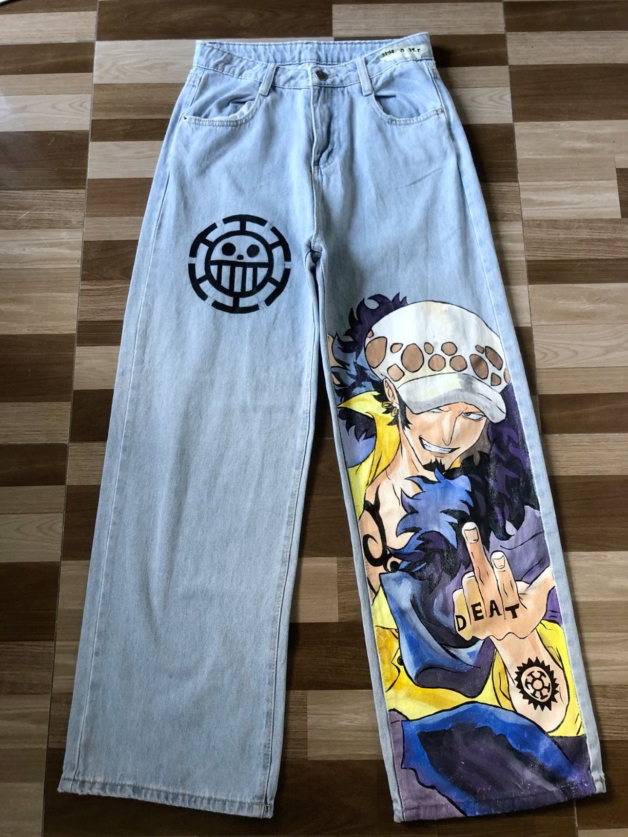 Custom Anime Jeans Graphic Denim Trousers