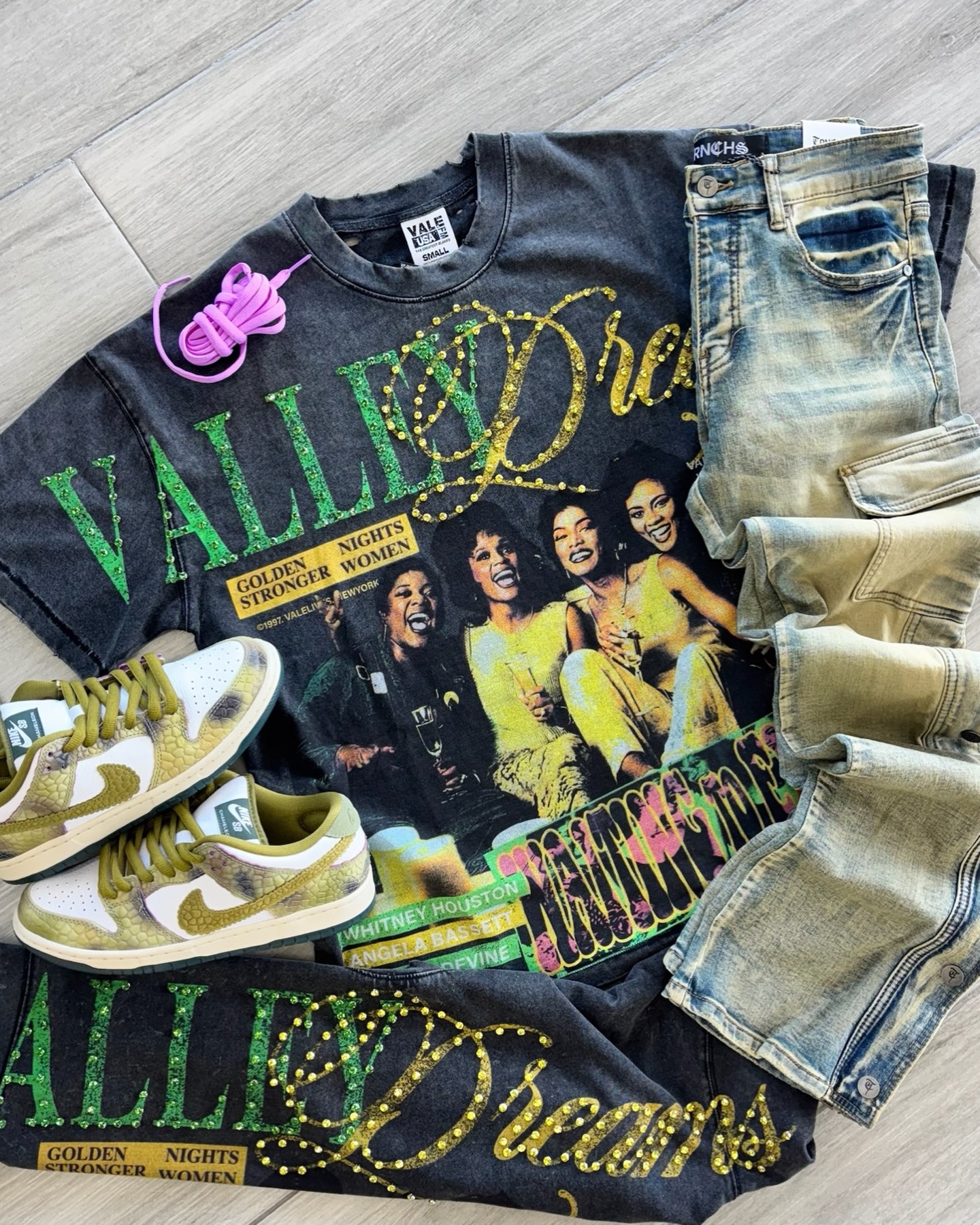 Vale Forever Valley T-Shirt Set Short Sleeve Tee and Pants Two Piece Outfits