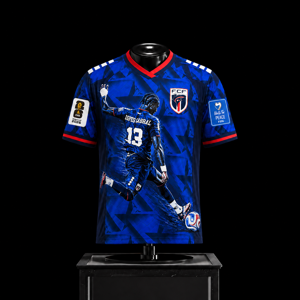 Lopes Cabral Cabo Verde(Cape Verde) Greatness jersey (2026WC Edition)
