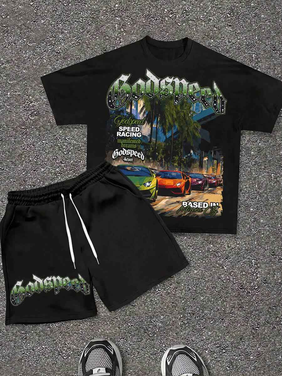 Godspeed T-Shirt And Shorts Co-Ord