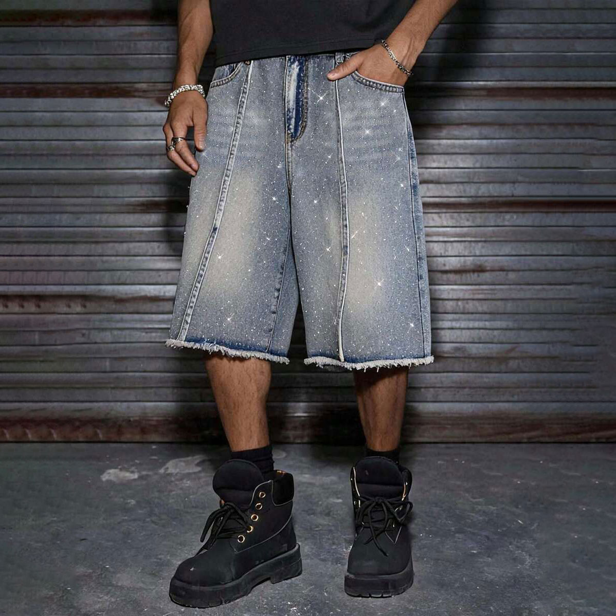 Unisex Unisex Outlaw Vale Forever Valley Jeans Shorts
