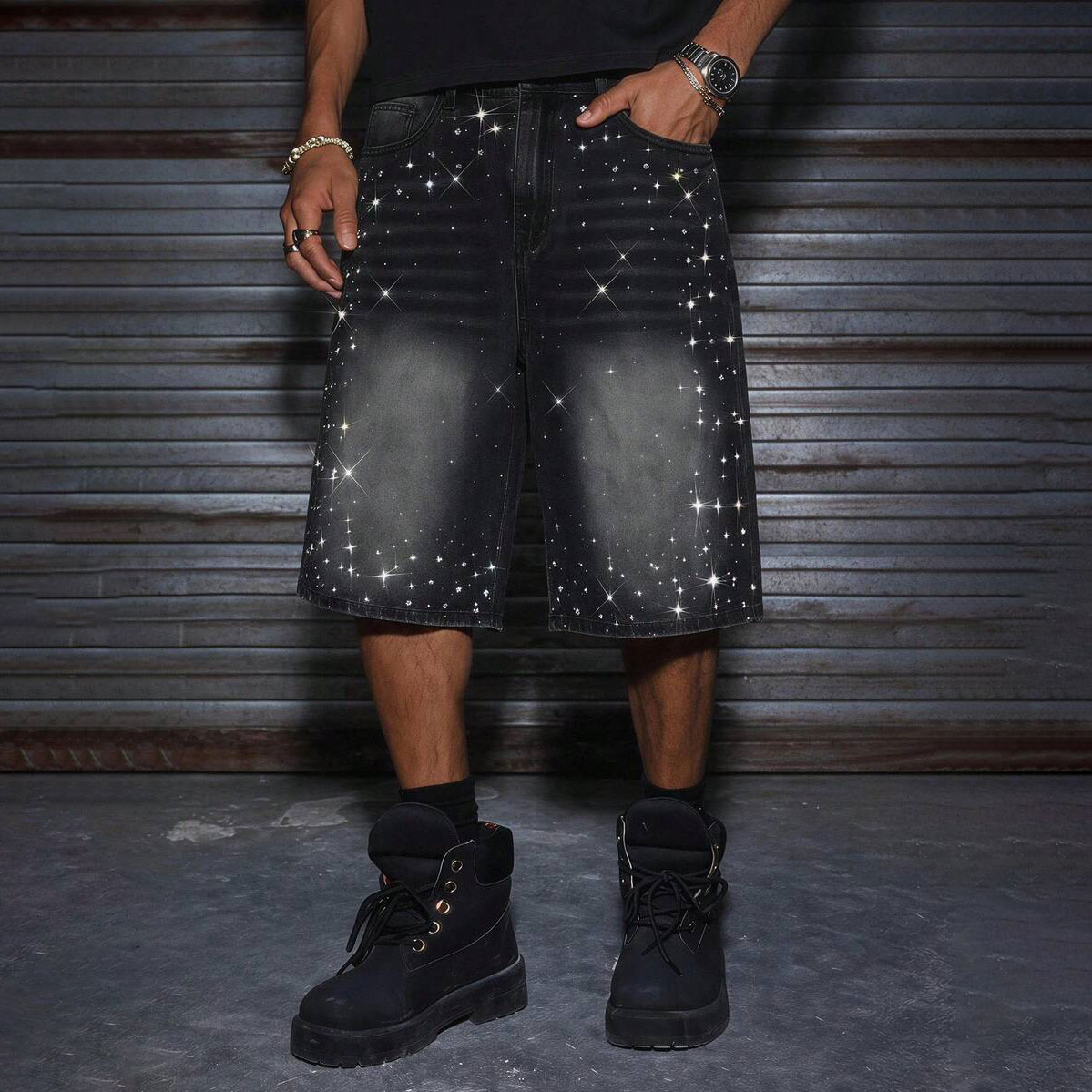Unisex Unisex Outlaw Vale Forever Valley Jeans Shorts