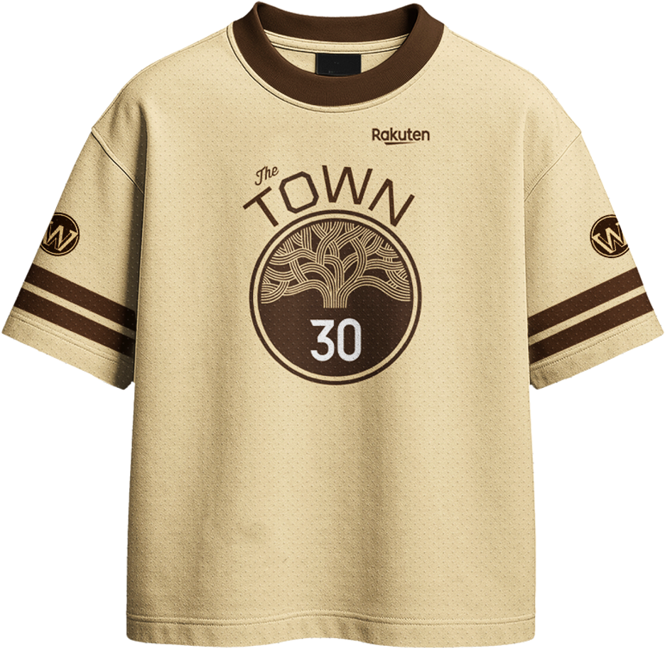 Warriors Beige Unisex Jersey