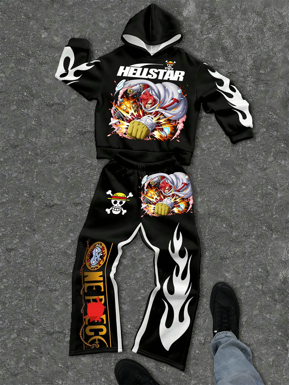 One Piece–inspired Hellstar Hoodie Sets 