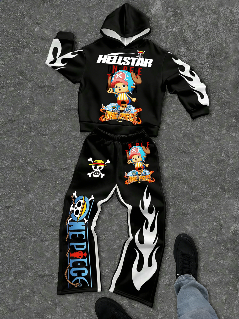 One Piece–inspired Hellstar Hoodie Sets 
