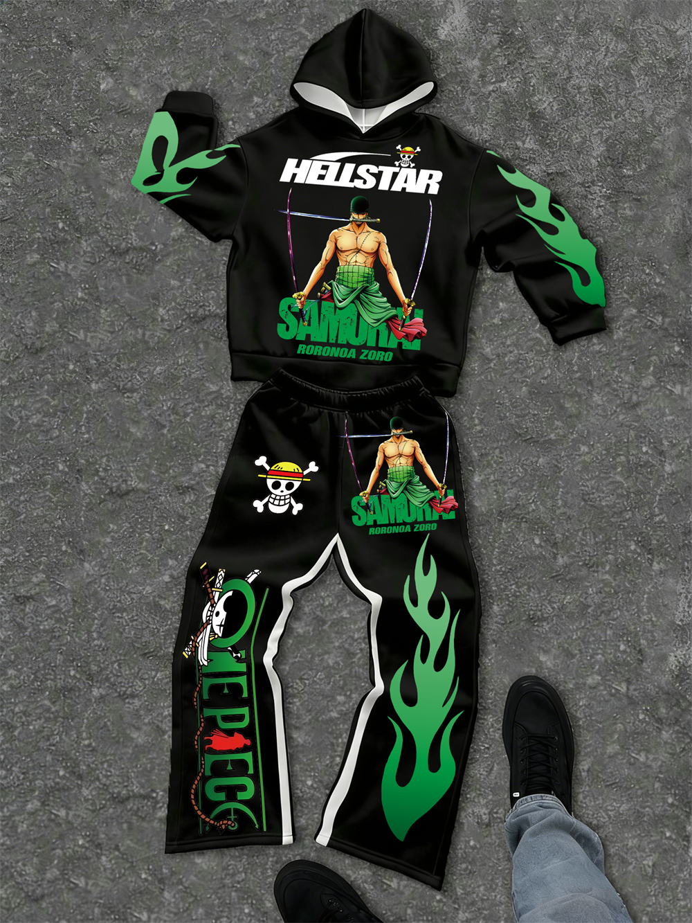 One Piece–inspired Hellstar Hoodie Sets 
