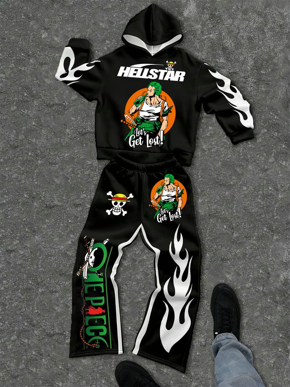 One Piece–inspired Hellstar Hoodie Sets 