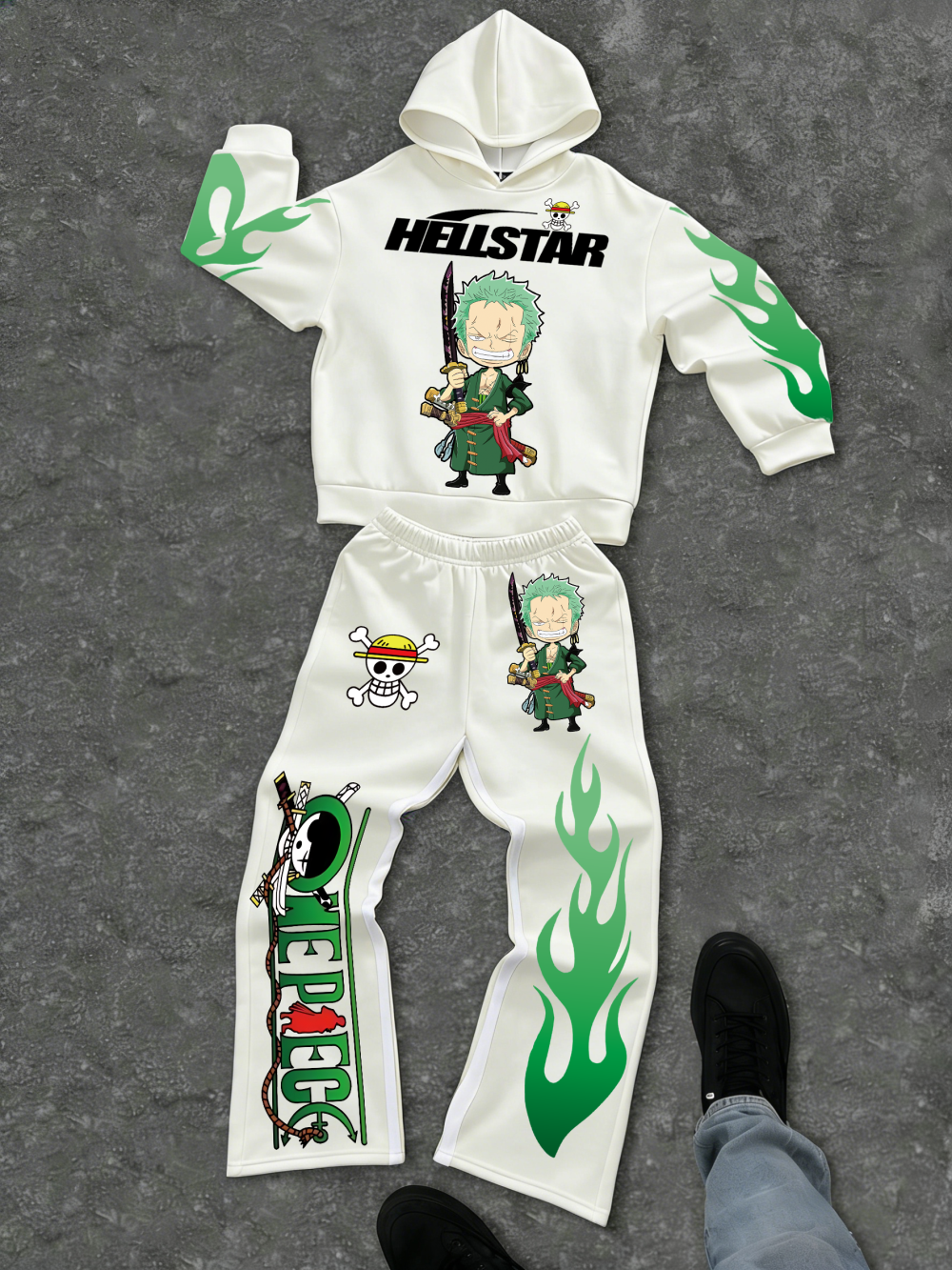 One Piece–inspired Hellstar Hoodie Sets 