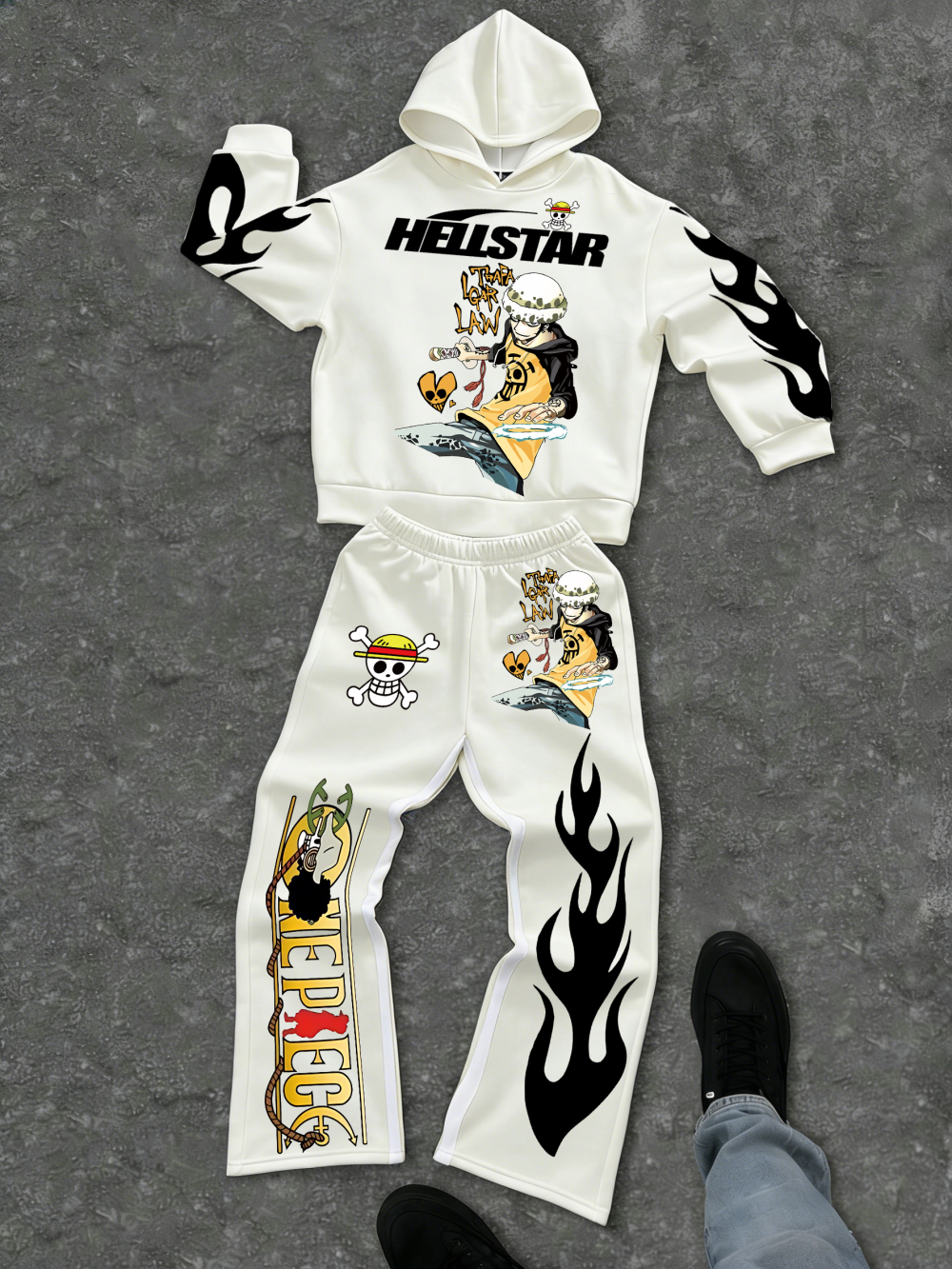 One Piece–inspired Hellstar Hoodie Sets 