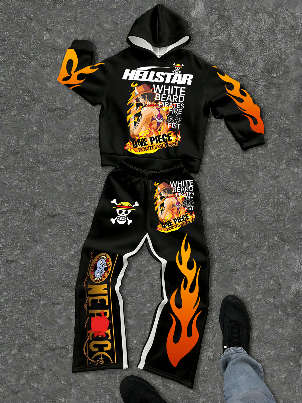 One Piece–inspired Hellstar Hoodie Sets 