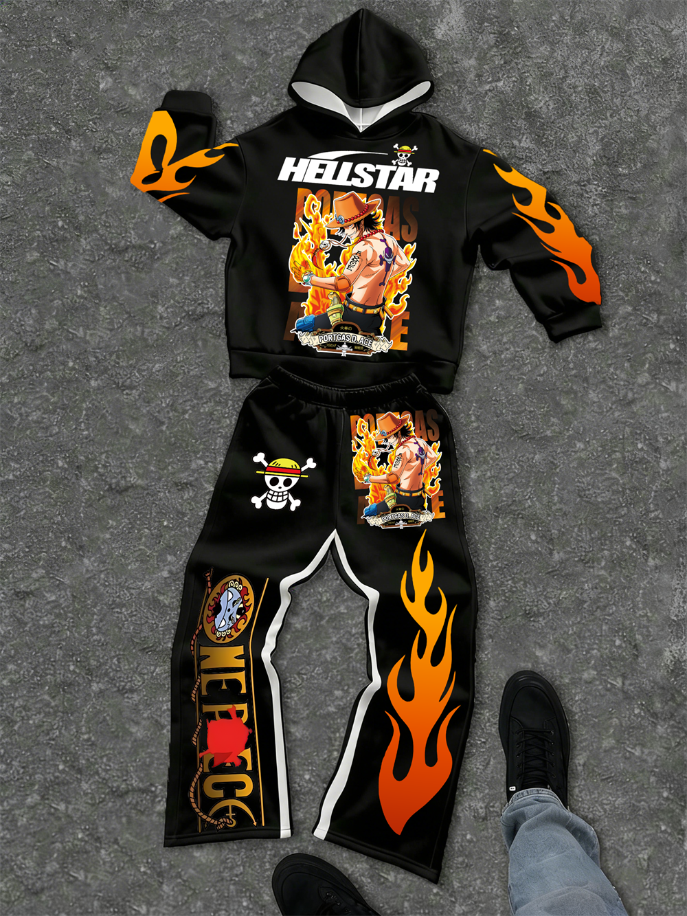 One Piece–inspired Hellstar Hoodie Sets 