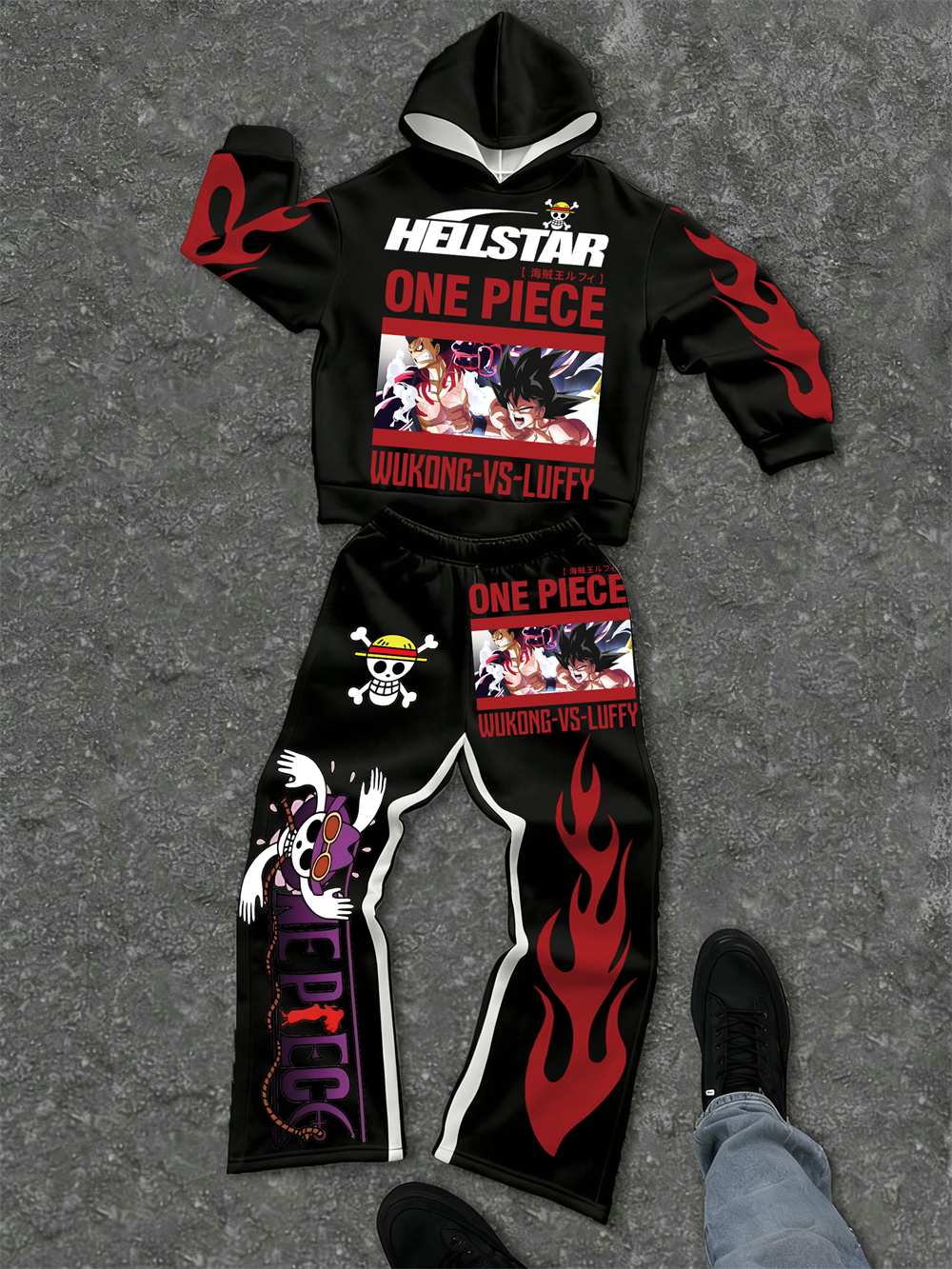 One Piece–inspired Hellstar Hoodie Sets 
