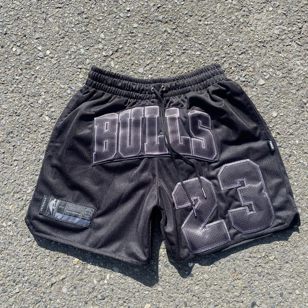Patch Casual Mesh Shorts