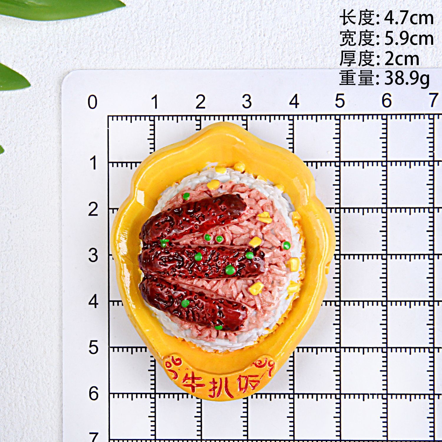 Food refrigerator magnet