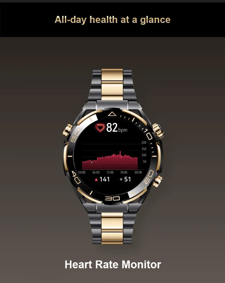 Smart Sports Watch with Bluetooth Call Function