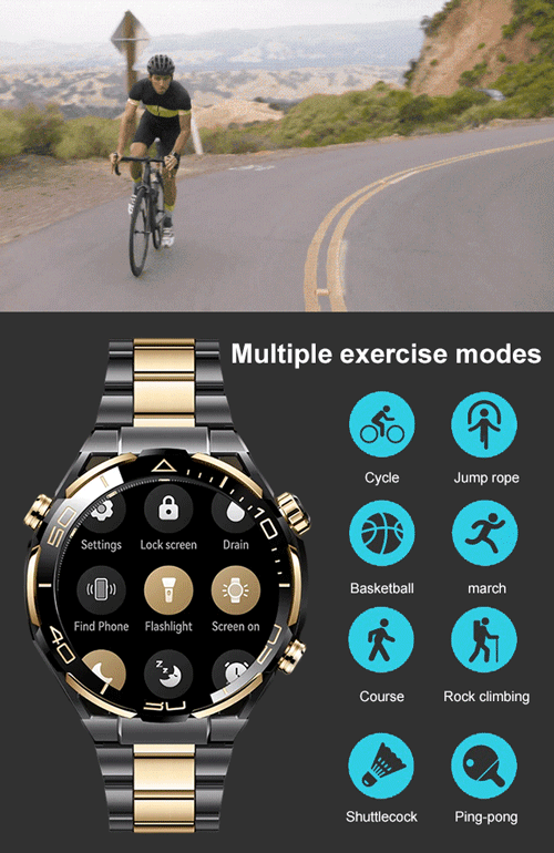 Smart Sports Watch with Bluetooth Call Function