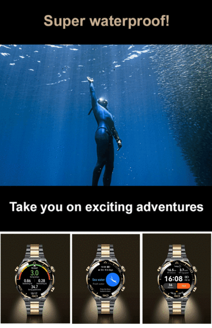 Smart Sports Watch with Bluetooth Call Function