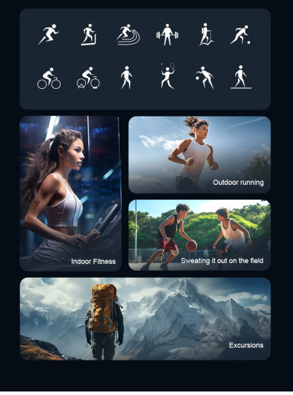 Smart Sports Watch with Bluetooth Call Function