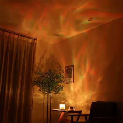 Ocean Wave Projector Light 16 Colors Wave Night Light with Remote Control for Office Bar Restaurant Room Decor for Teen Gifts