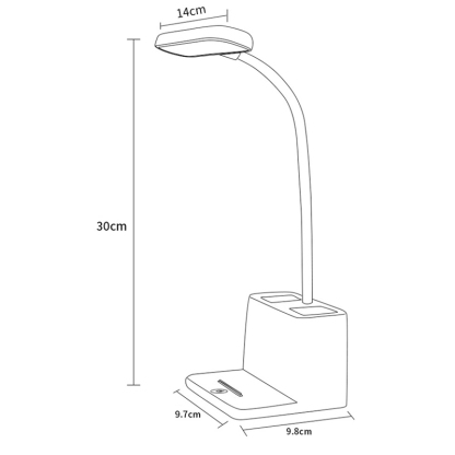 Desk Lamp Kids With Pen Holder