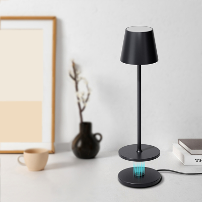 Cordless Table Lamp LED Desk lamp,5000mAh Rechargeable Touch Night Light Wireless Minimalist Design for/Restaurant/Bedroom/Bars/Outdoor Party/Camping/Coffee Shop
